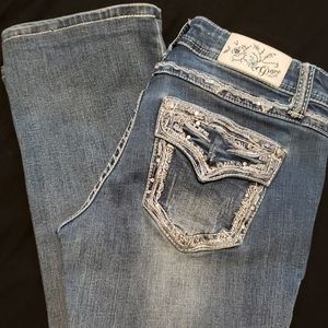 Grace in LA Women's Jeans- Embellished, Size 28
